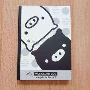 BNWOT monokuroboo San-x Japan stationary small notebook